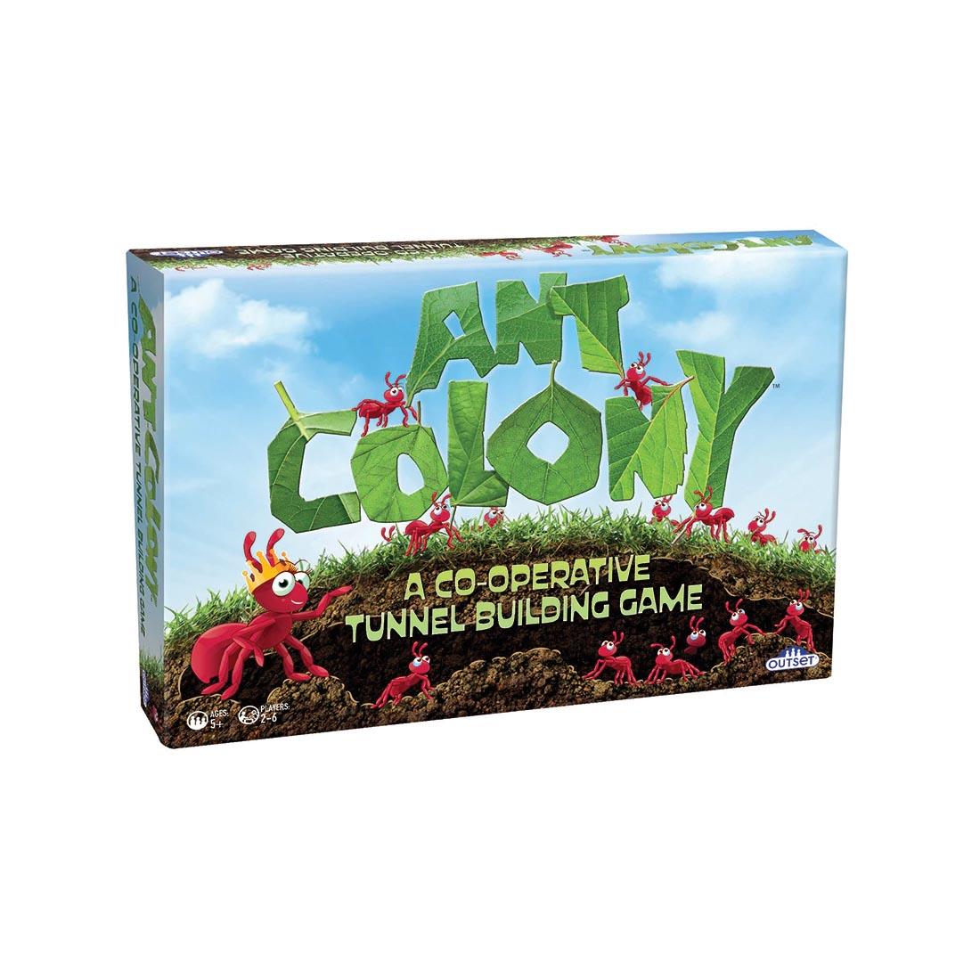 front of box for Ant Colony Cooperative Board Game