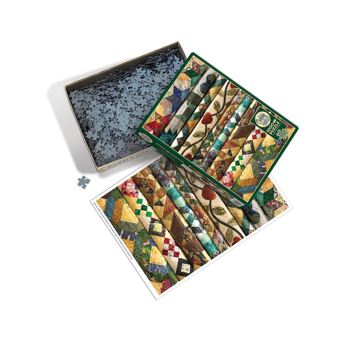 Grandma's Quilts 1000-Piece Puzzle By Cobble Hill