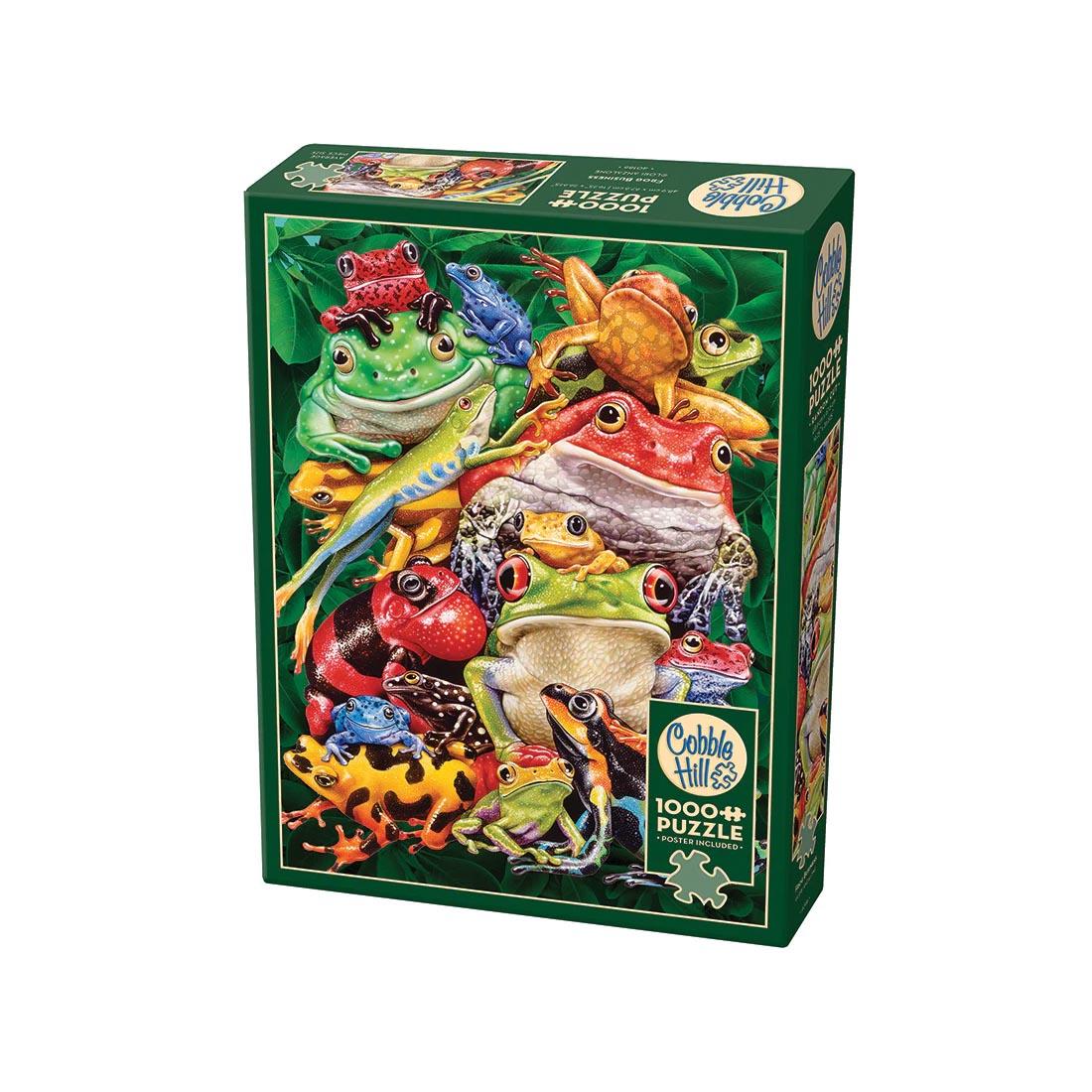 box for the Frog Business 1000-Piece Puzzle By Cobble Hill