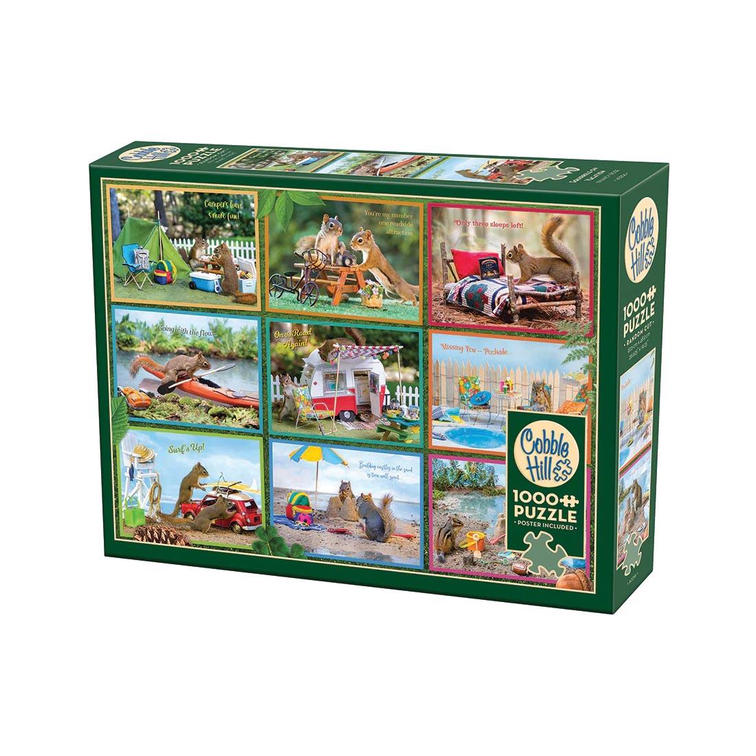 box for the Squirrels on Vacation 1000-Piece Puzzle By Cobble Hill
