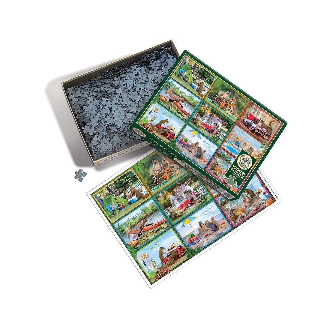 Squirrels on Vacation 1000-Piece Puzzle By Cobble Hill