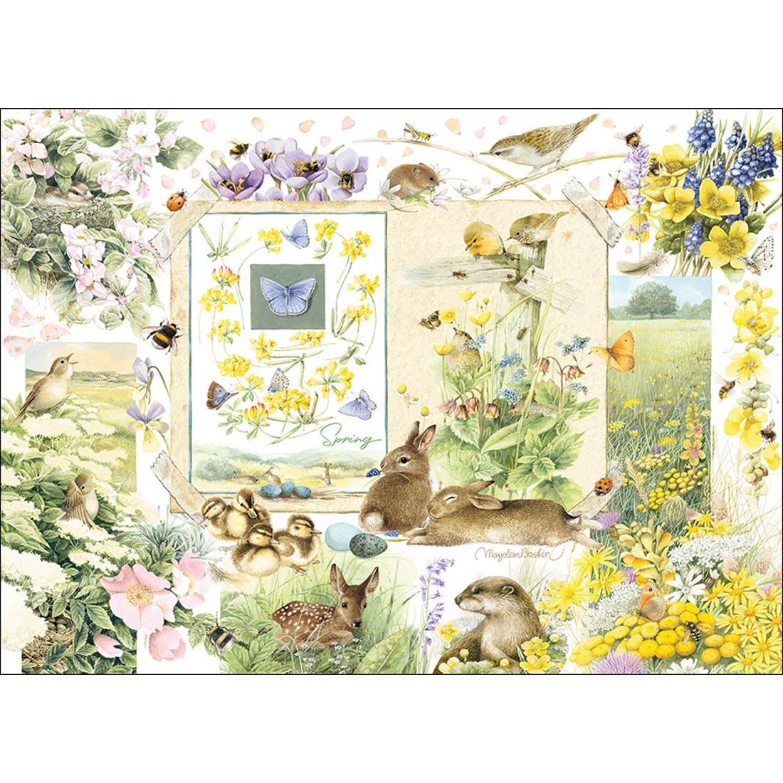 scene of Spring Nature Journal 1000-Piece Puzzle By Cobble Hill