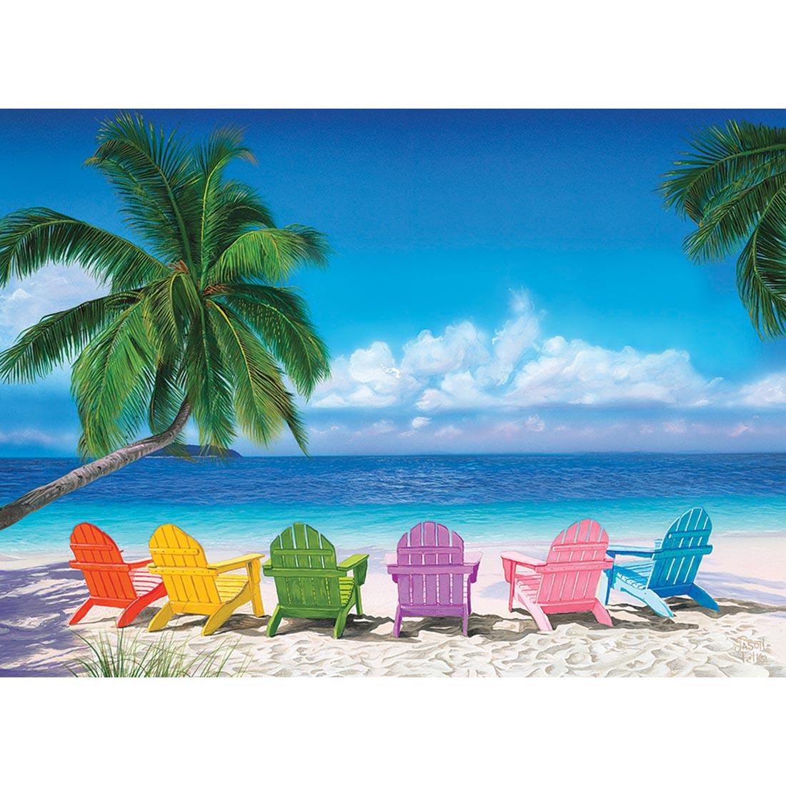 artwork for Paradise 1000-Piece Puzzle By Cobble Hill