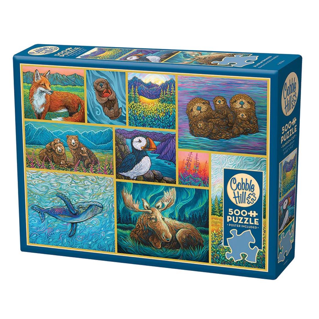 Alaskan Animals 500-Piece Puzzle By Cobble Hill