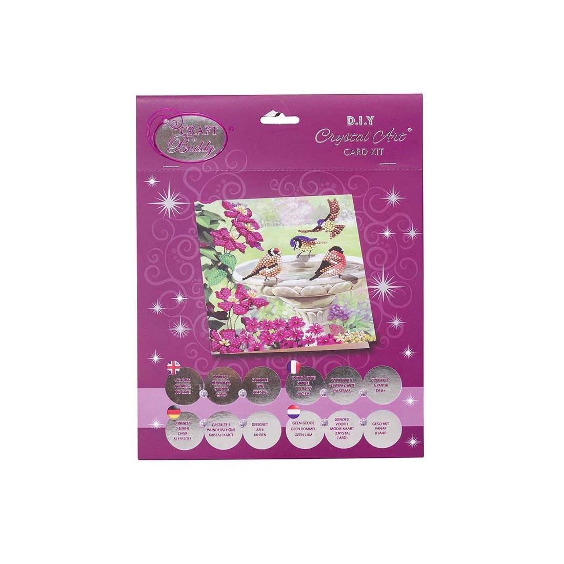 Crystal Art Birds Card Kit