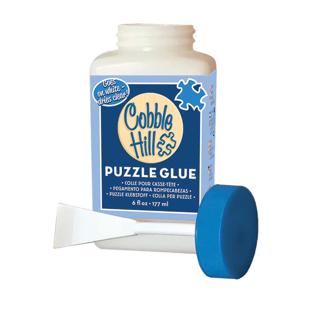 Puzzle Glue By Cobble Hill with lid off