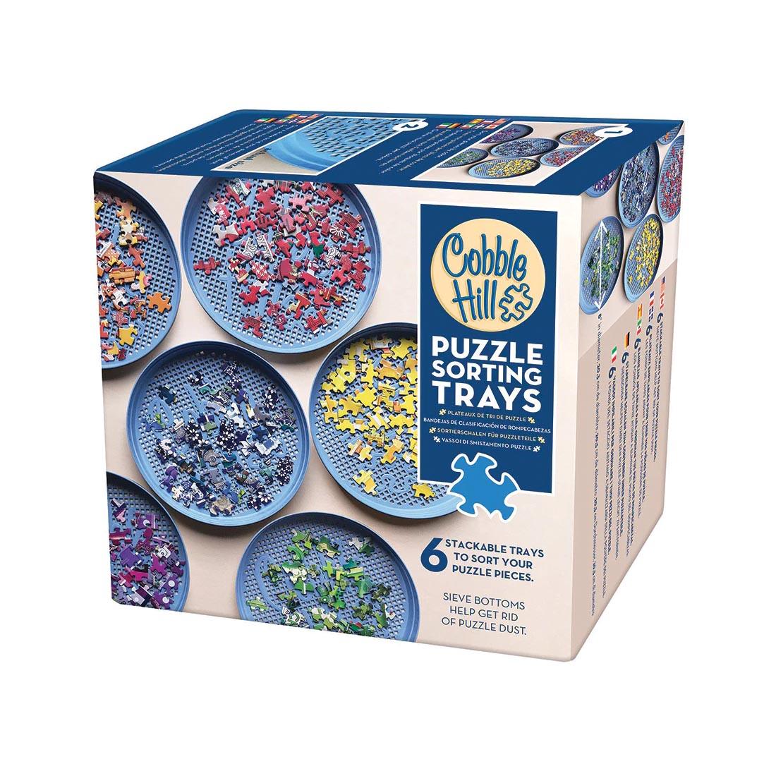 package of Puzzle Sorting Trays By Cobble Hill