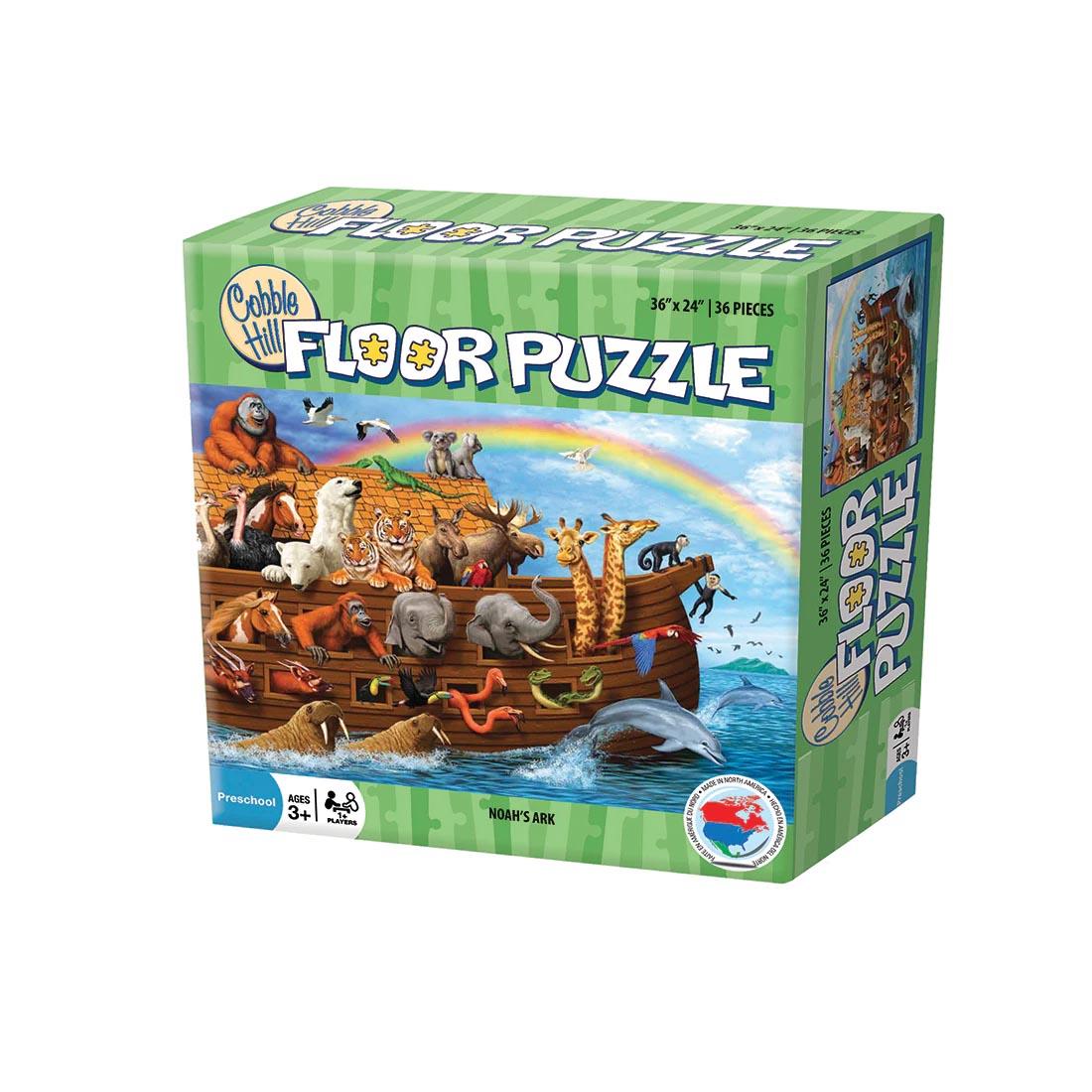 box for Noah's Ark 36-Piece Floor Puzzle By Cobble Hill