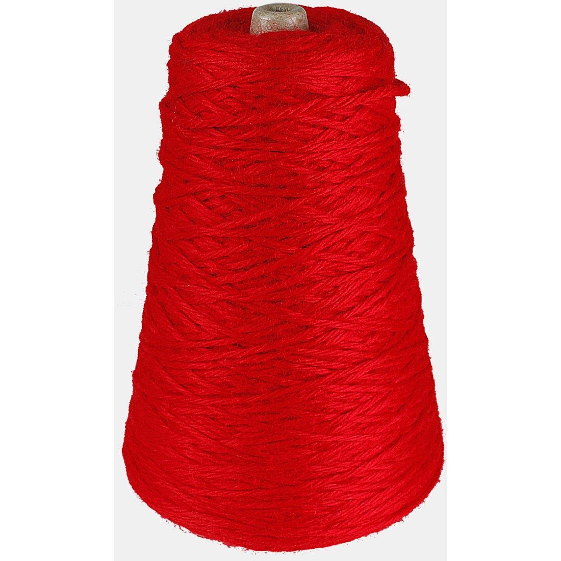 Cone of Red Trait-tex 4-Ply Yarn