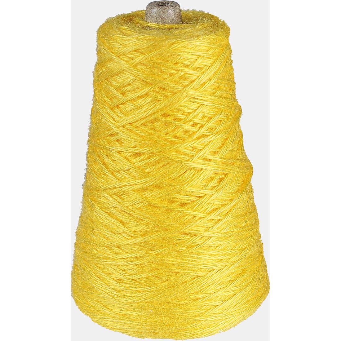 Cone of Yellow Trait-tex 4-Ply Yarn