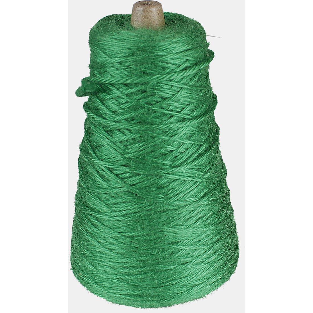 Cone of Green Trait-tex 4-Ply Yarn
