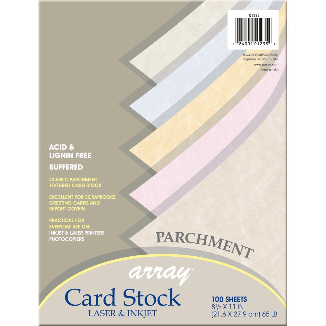 Pacon Assorted Color Parchment Card Stock