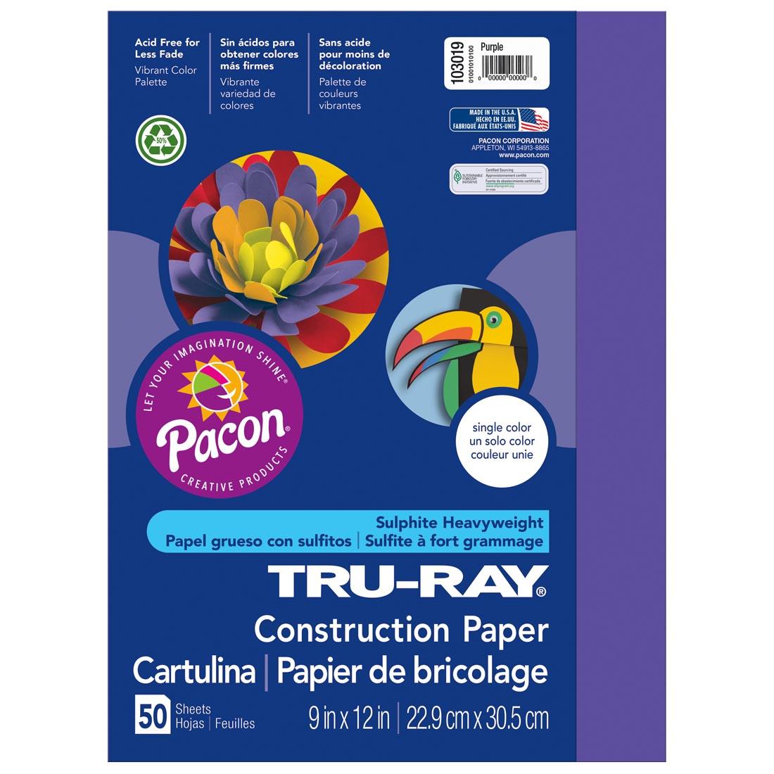 Purple Tru-Ray Construction Paper