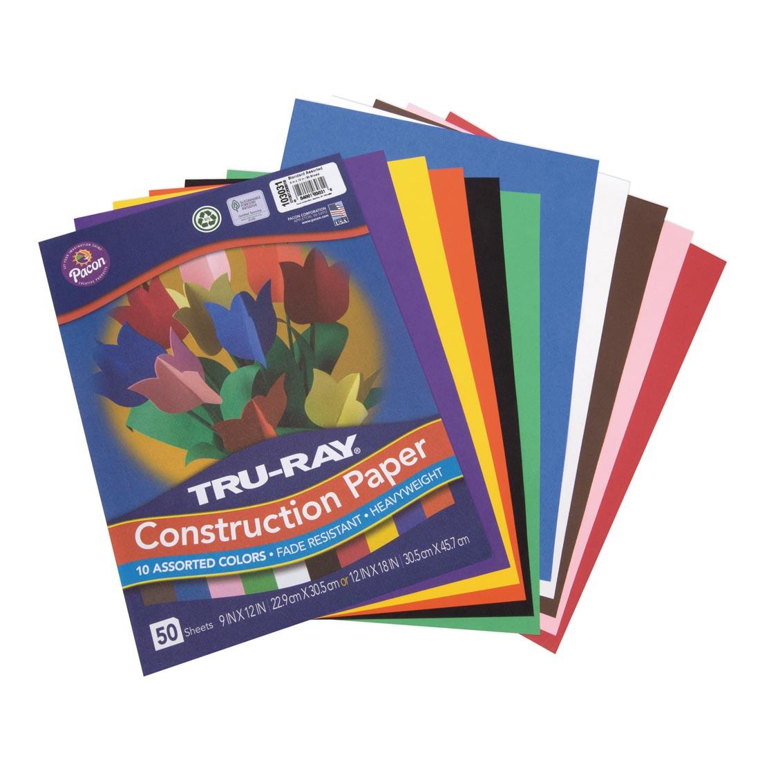 Tru-Ray Construction Paper 9x12" Classic Colors Assortment