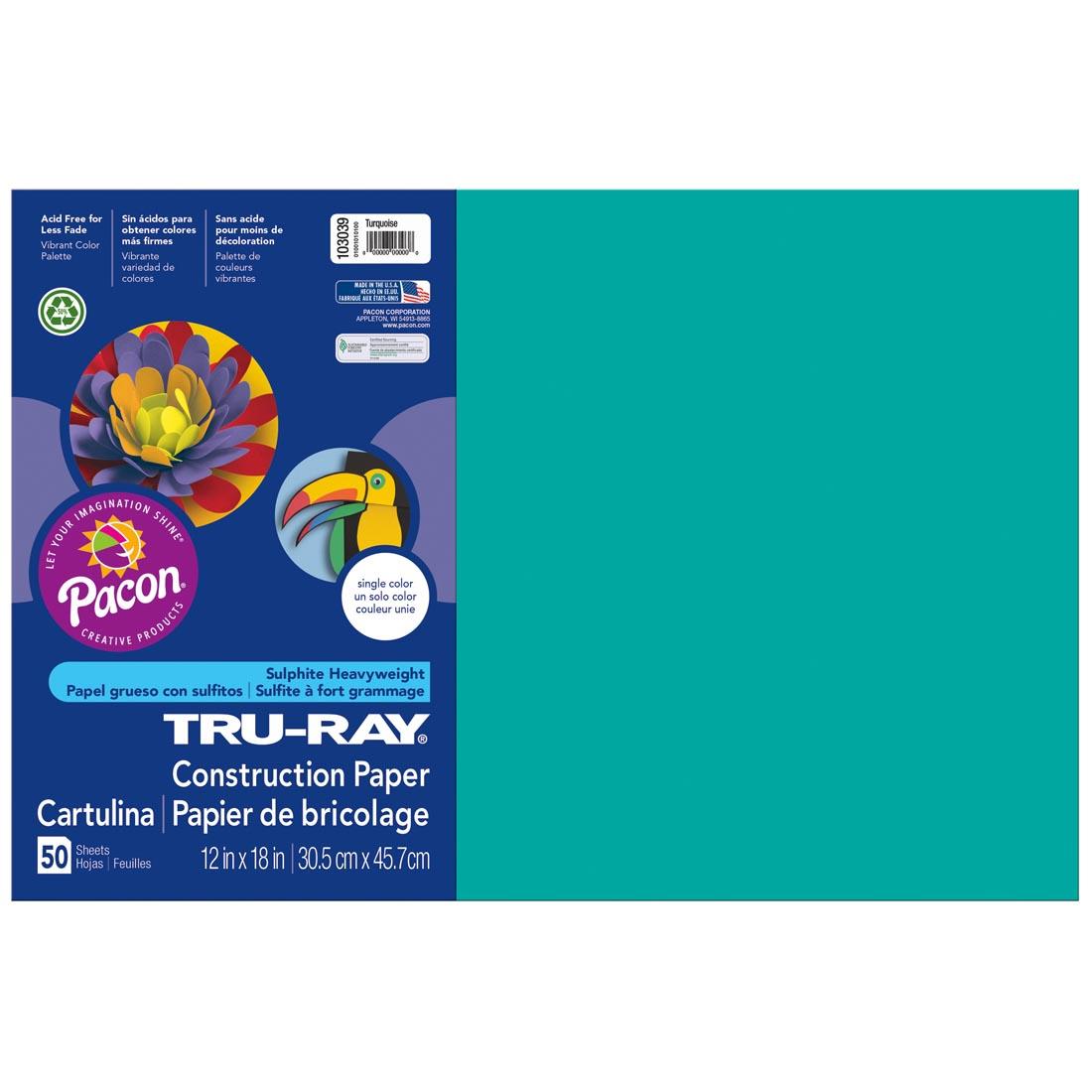 Turquoise Tru-Ray Construction Paper