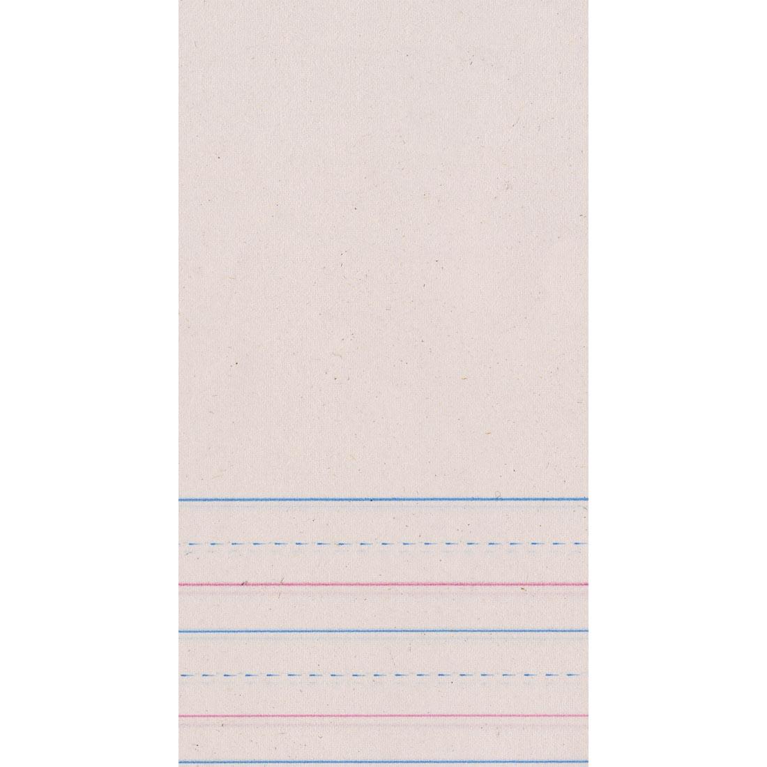 Multi-Program Picture Story Paper #1, showing a close up of a single sheet