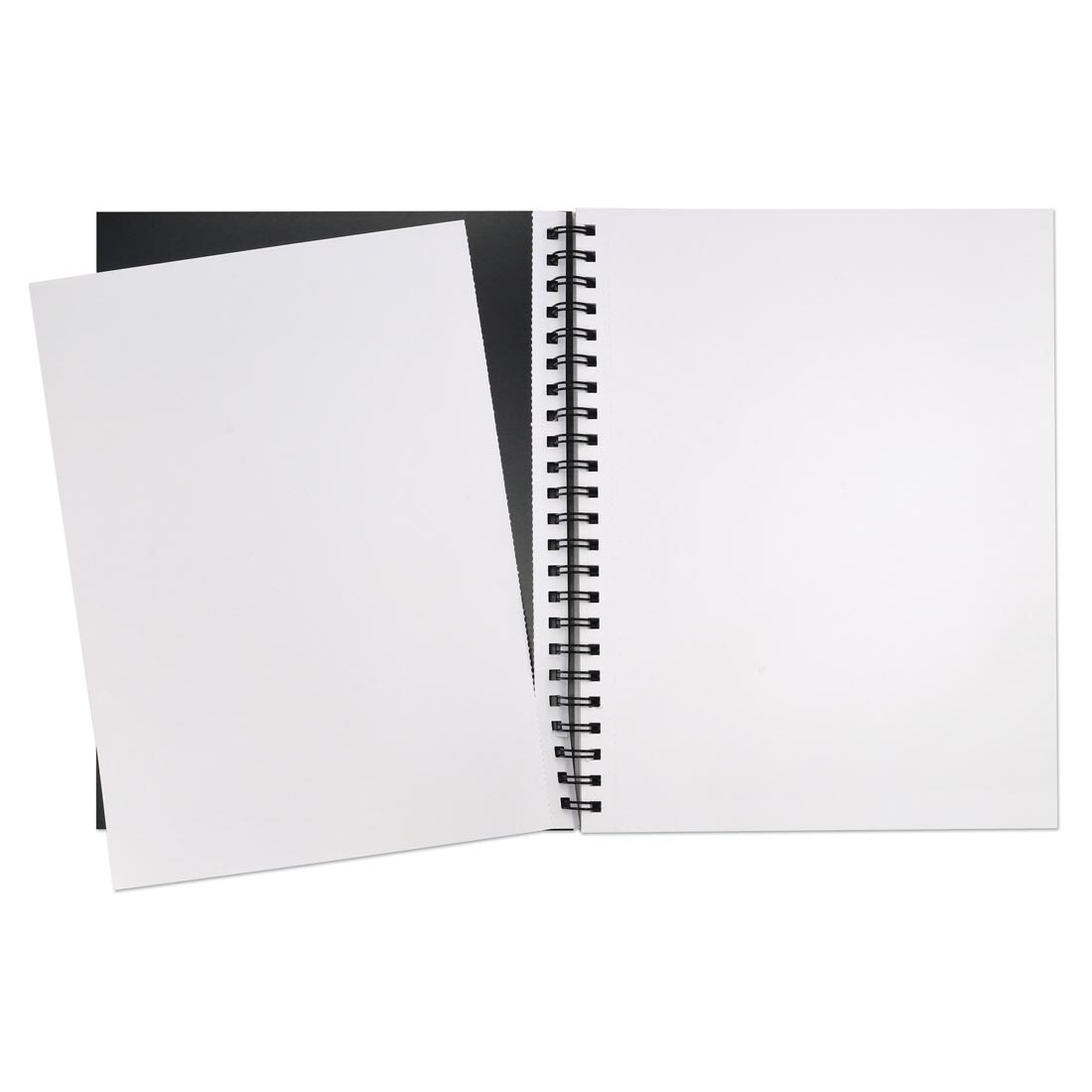 UCreate Poly Cover Sketch Book with perforated page being removed