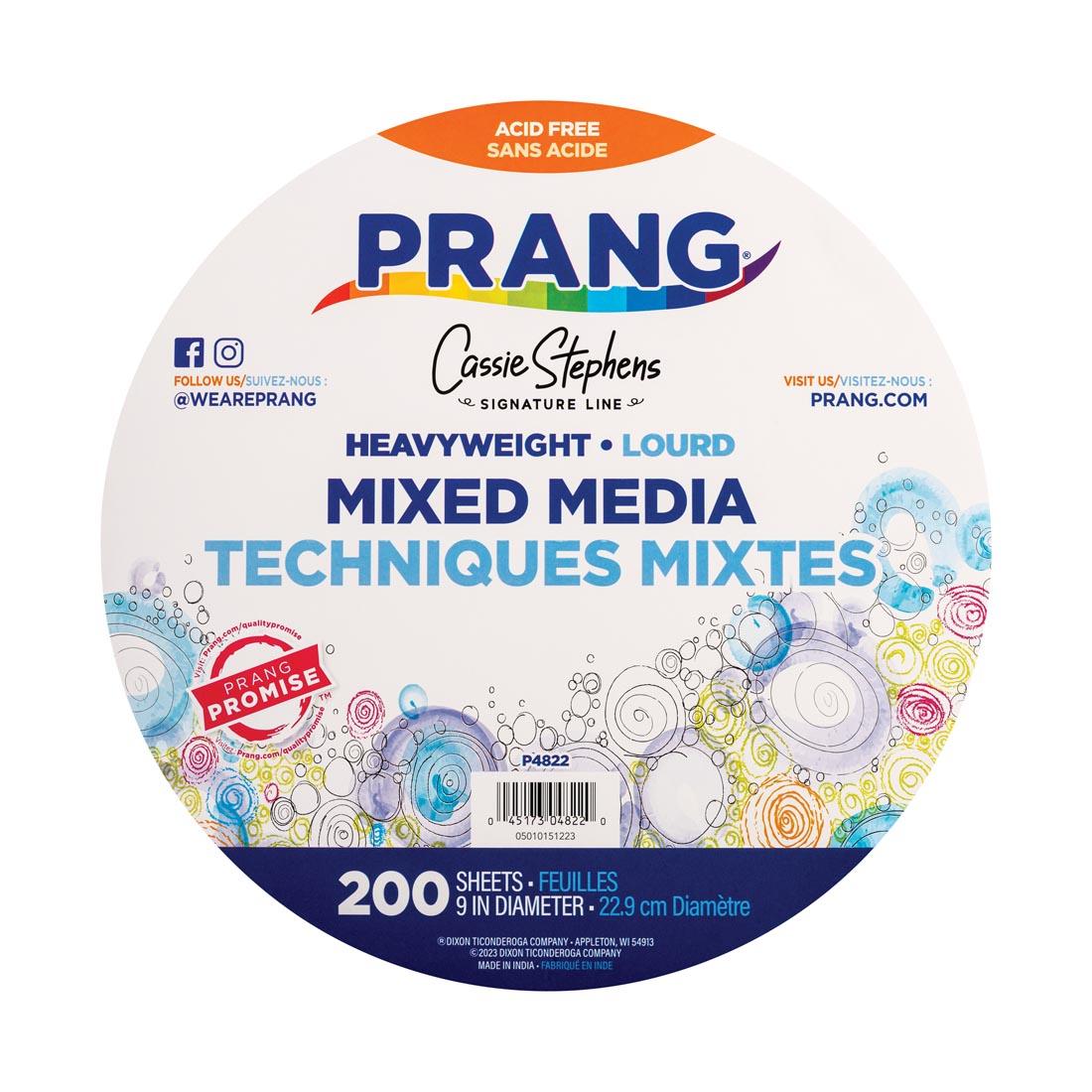 Prang Mixed Media Paper Circles 200-Count Package