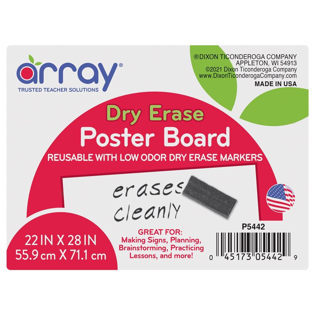 Array Dry Erase Poster Board