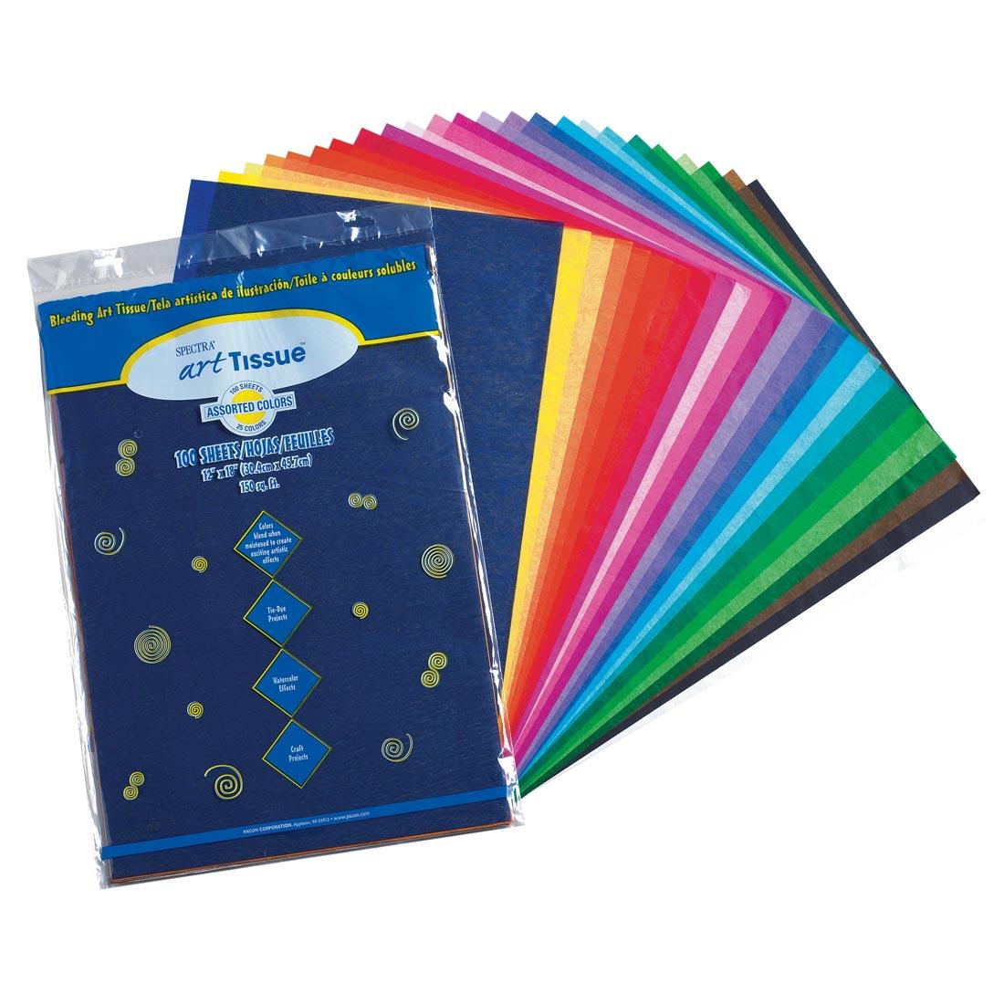 Spectra Bleeding Art Tissue Assortment