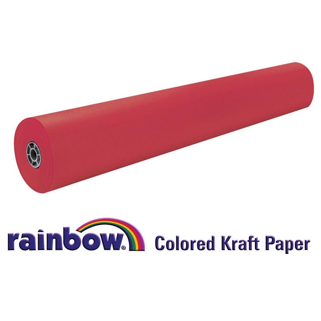 Roll of Flame Paper with text Rainbow Colored Kraft Paper