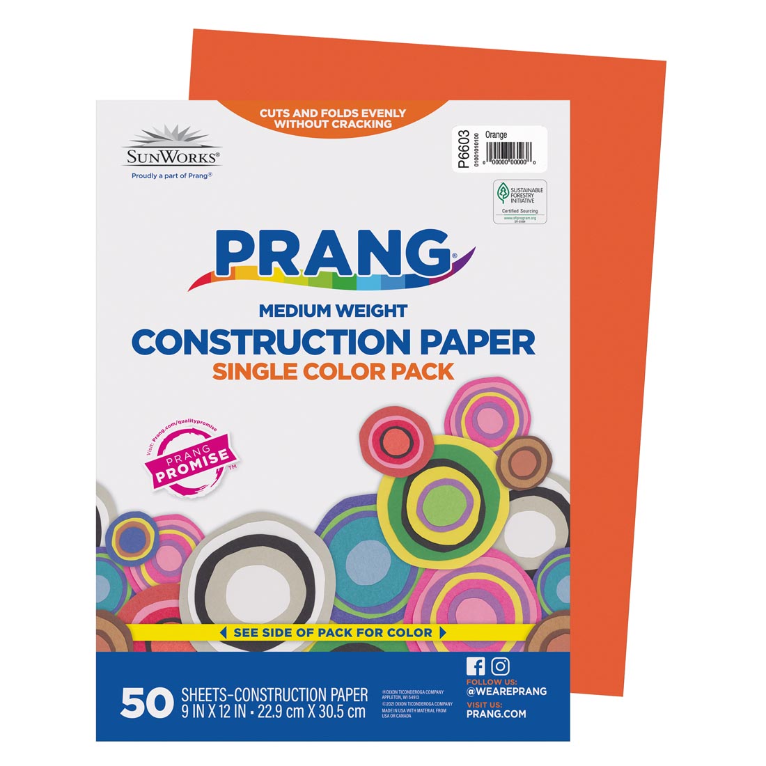 Orange Prang/Sunworks Construction Paper