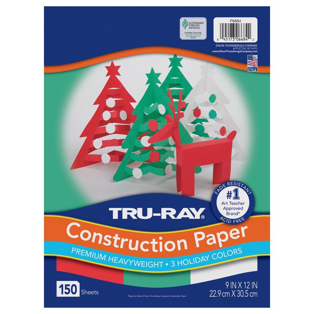 Tru-Ray Construction Paper 9x12 Cool Color Assortment