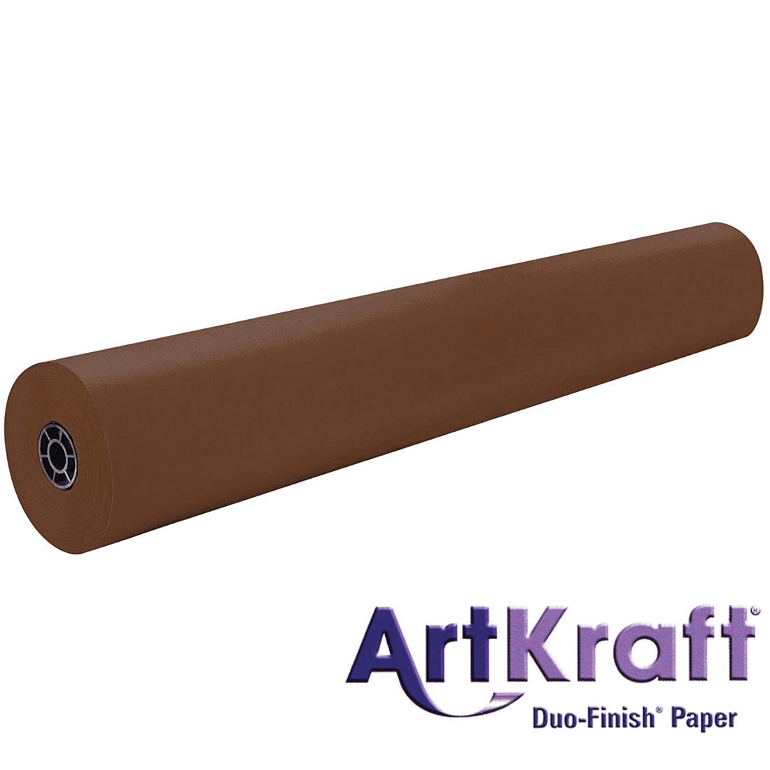 Roll of Brown Paper with text ArtKraft Duo-Finish Paper