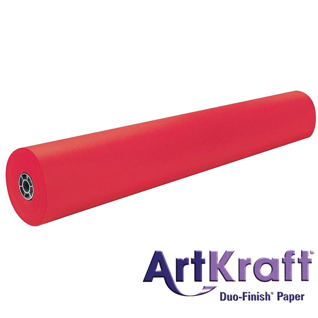 Roll of Flame Paper with text ArtKraft Duo-Finish Paper