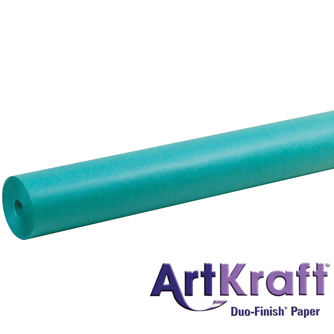 Roll of Aqua Paper with text ArtKraft Duo-Finish Paper