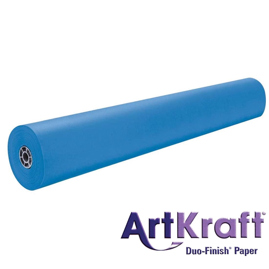 Roll of Brite Blue Paper with text ArtKraft Duo-Finish Paper