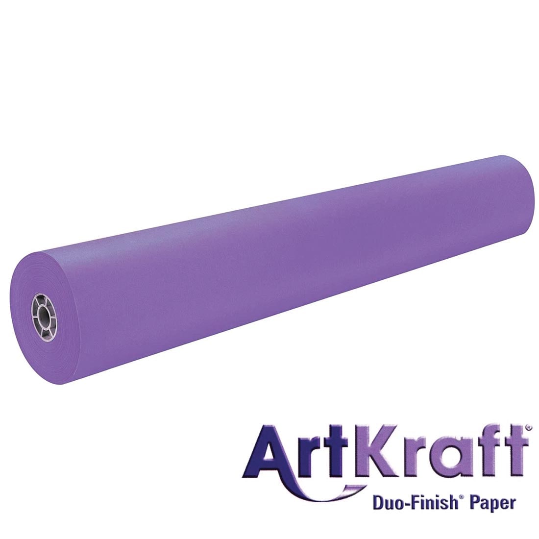 Roll of Purple Paper with text ArtKraft Duo-Finish Paper