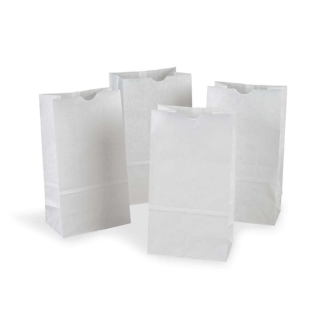 White Rainbow Kraft Bags