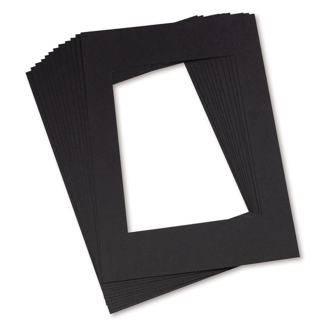 Black Pre-Cut Mat Frames