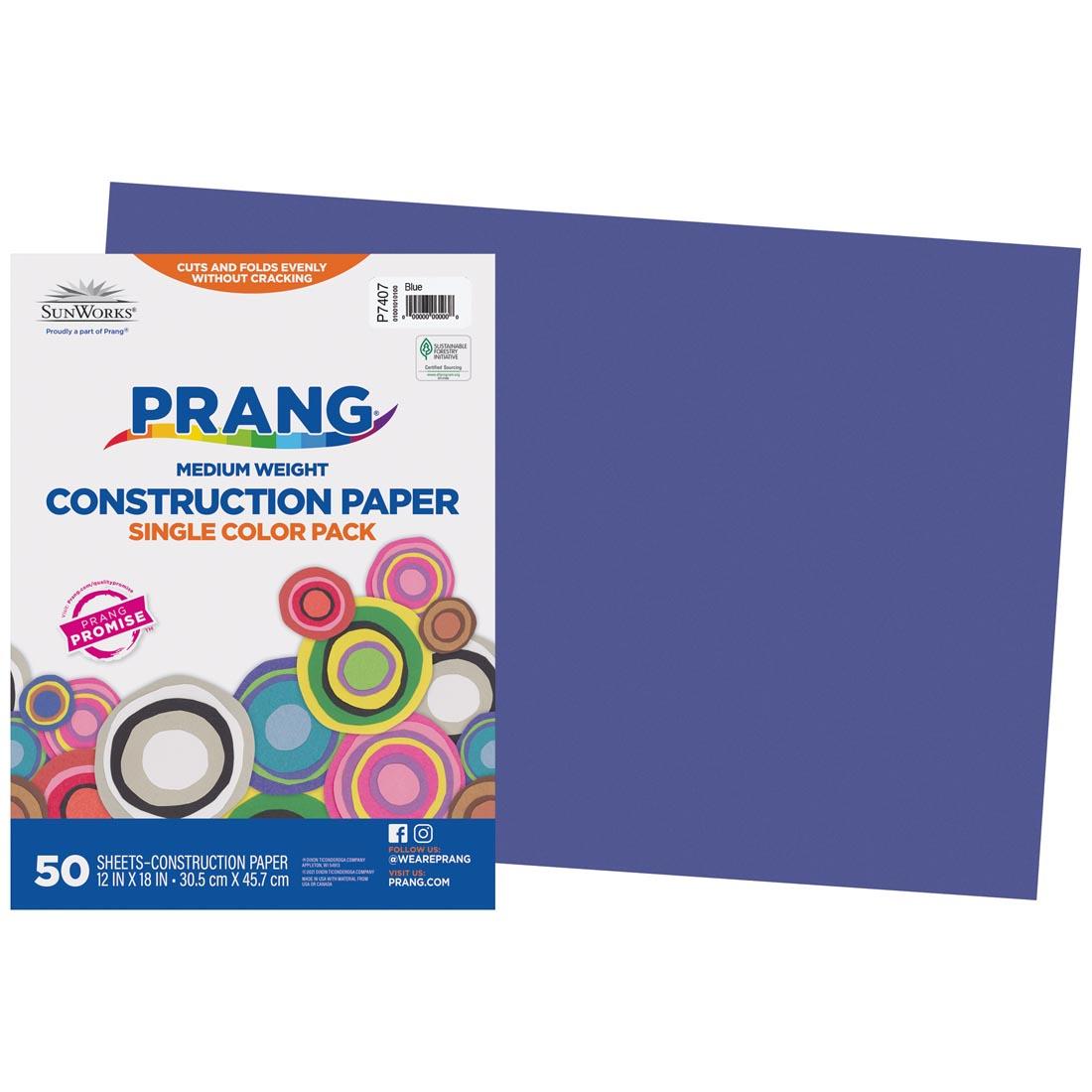 Prang Medium Weight Construction Paper, 12 X 18 Inches, Bright