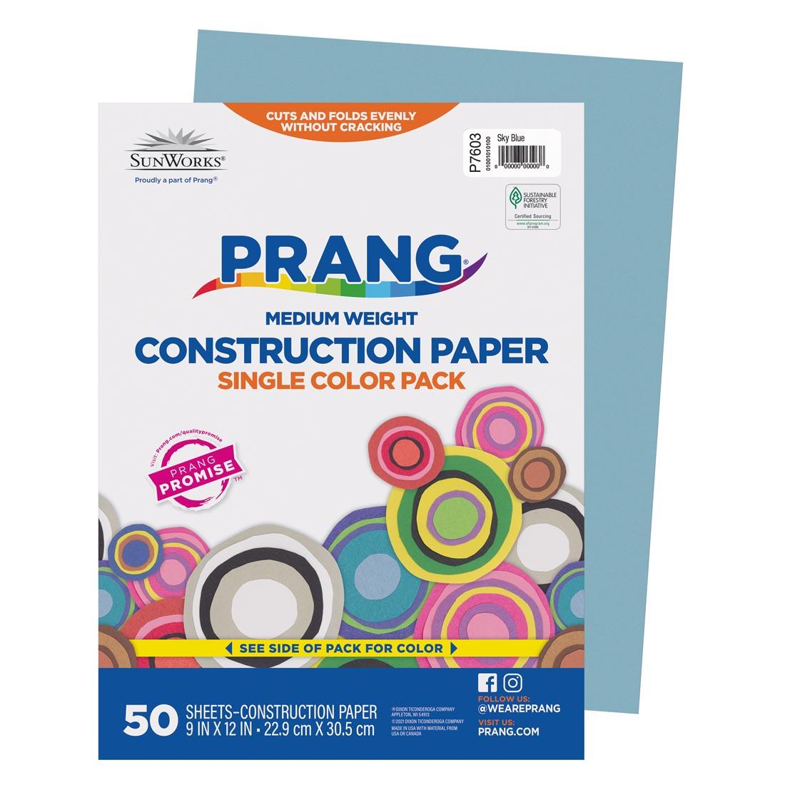 Sky Blue Prang/Sunworks Construction Paper