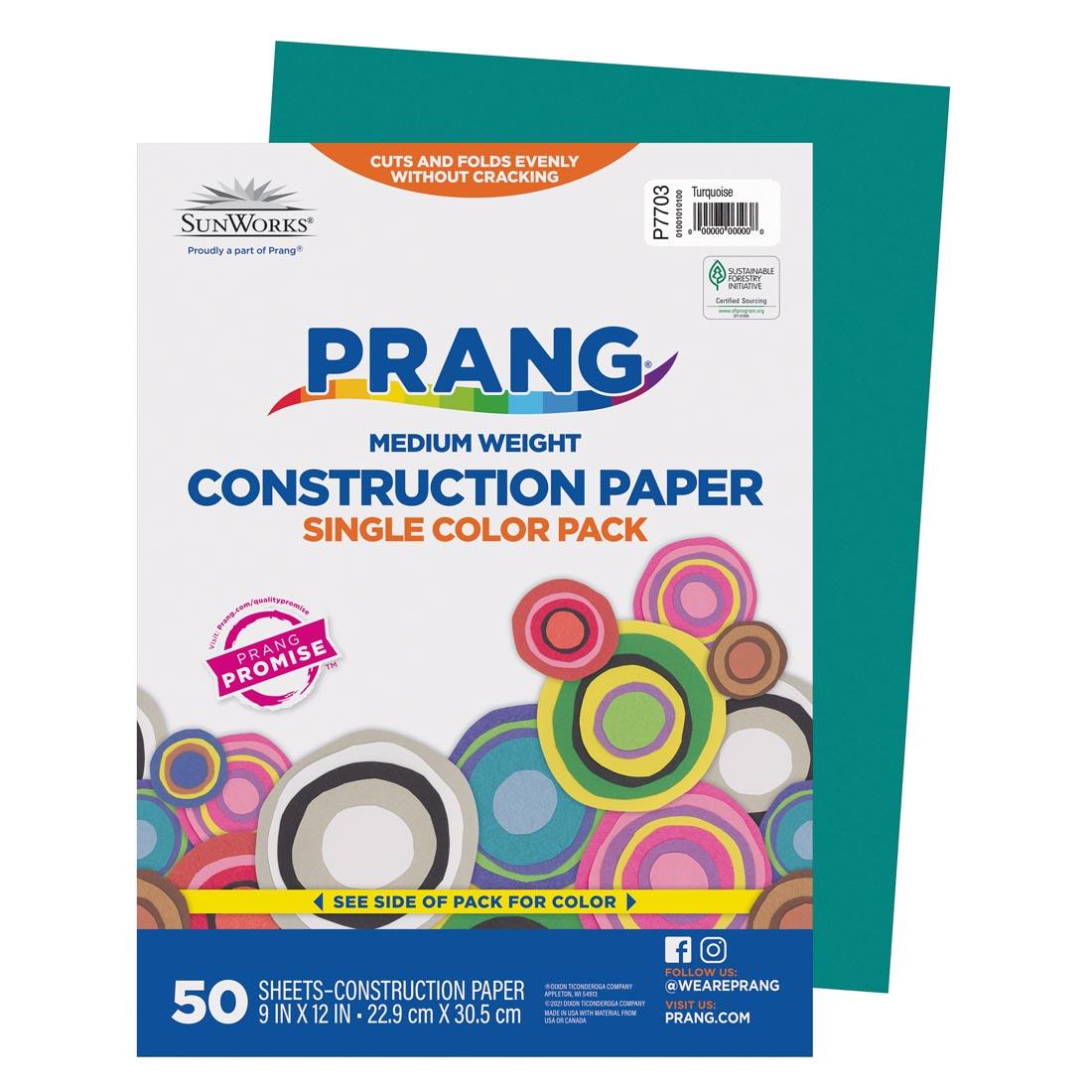 Turquoise Prang/Sunworks Construction Paper