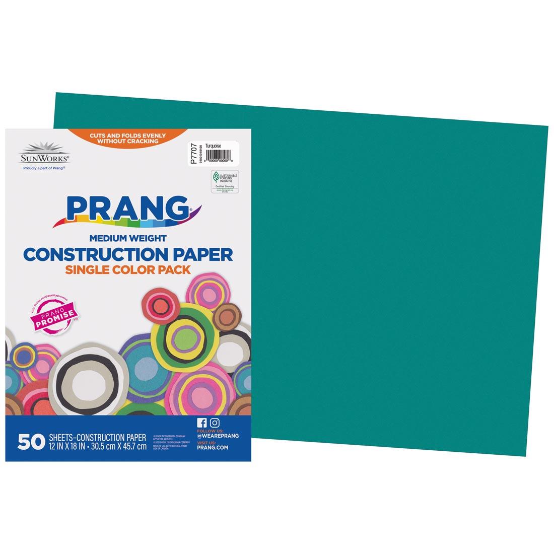 Turquoise Prang/Sunworks Construction Paper