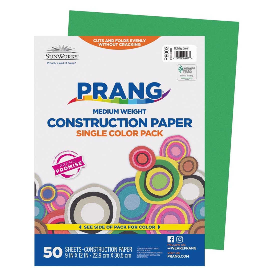 Holiday Green Prang/Sunworks Construction Paper