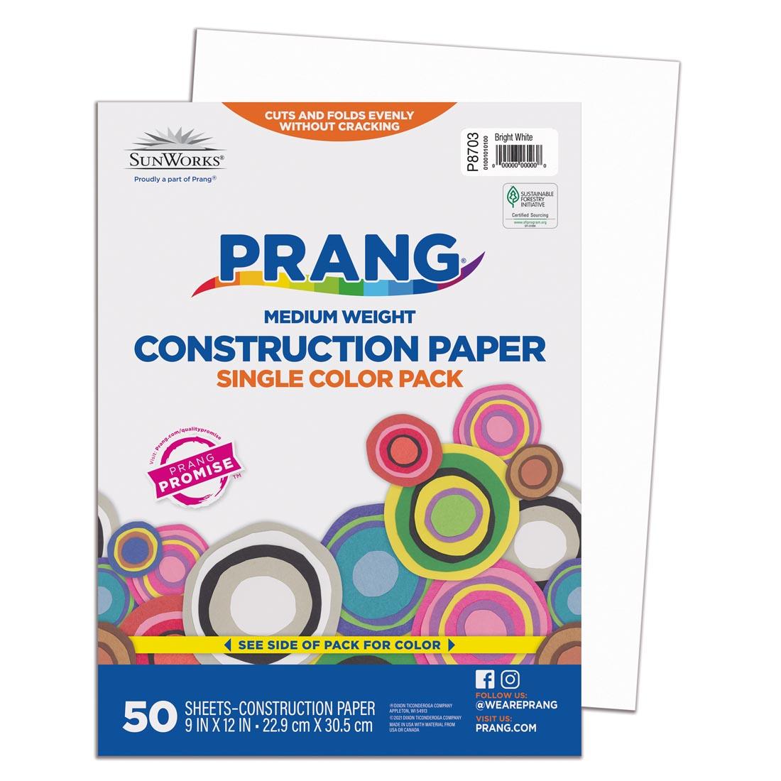 Bright White Prang/Sunworks Construction Paper