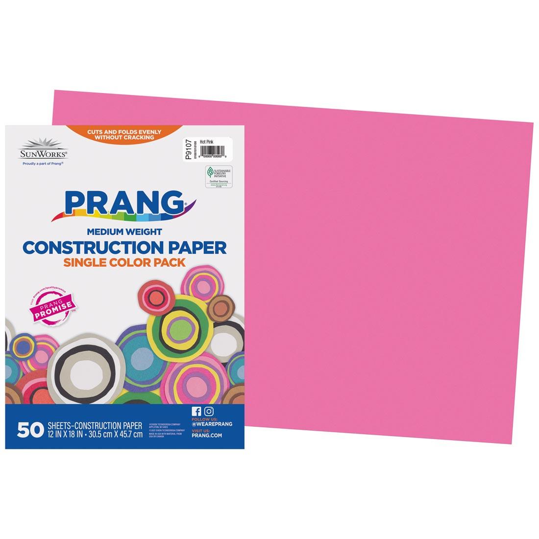 Prang Construction Paper - Craft - 18Width x 12Length - 50 / Pack - Red -  Lighthouse Office Supply