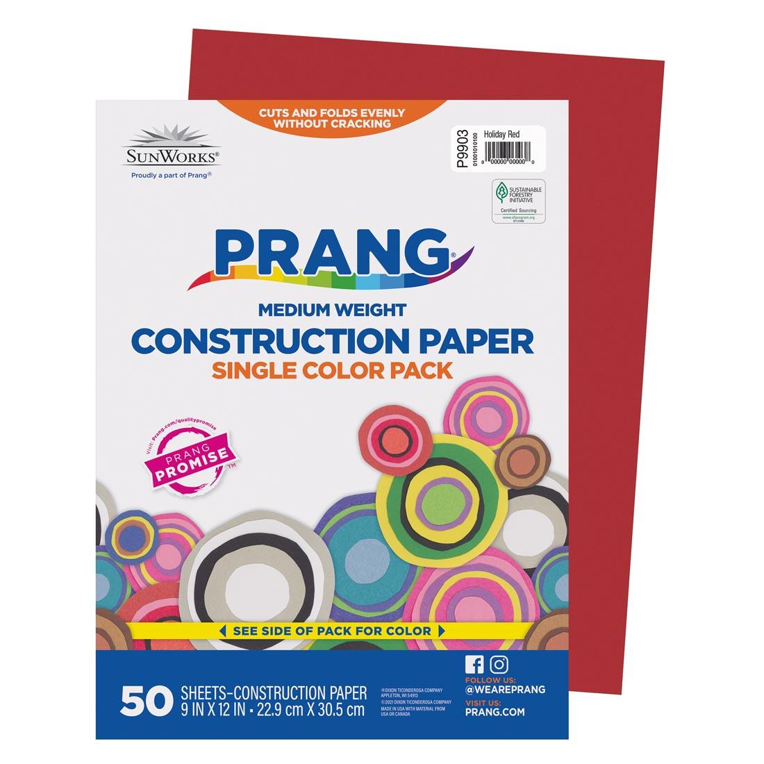 Holiday Red Prang/Sunworks Construction Paper