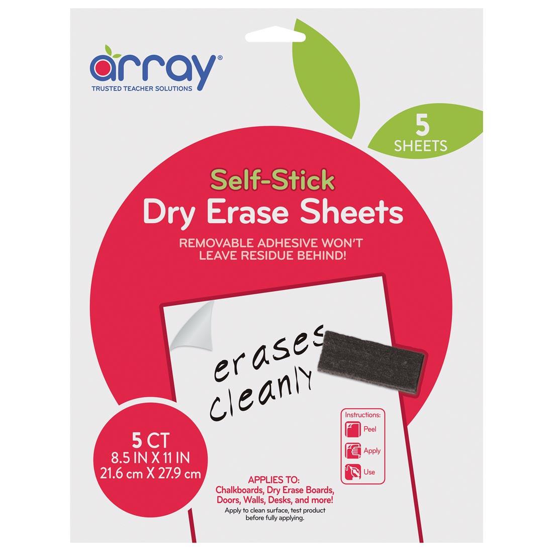 Arrah Self-Stick Dry Erase Sheets