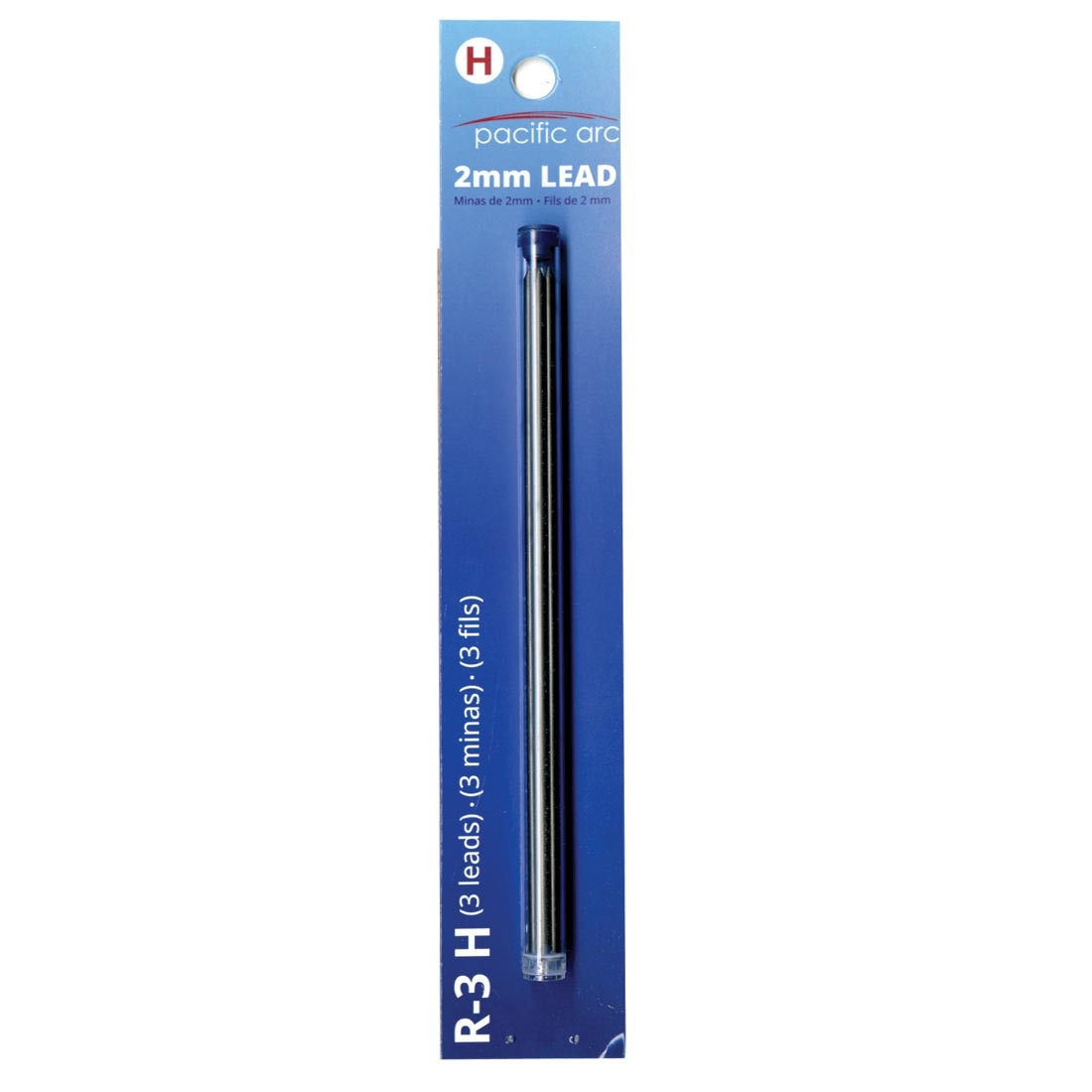 2mm lead refills for graphic pencils, H hardness