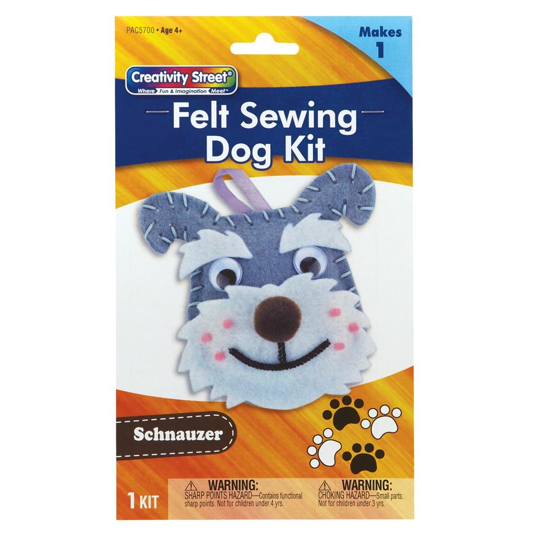 Creativity Street Felt Sewing Dog Kit: Schnauzer