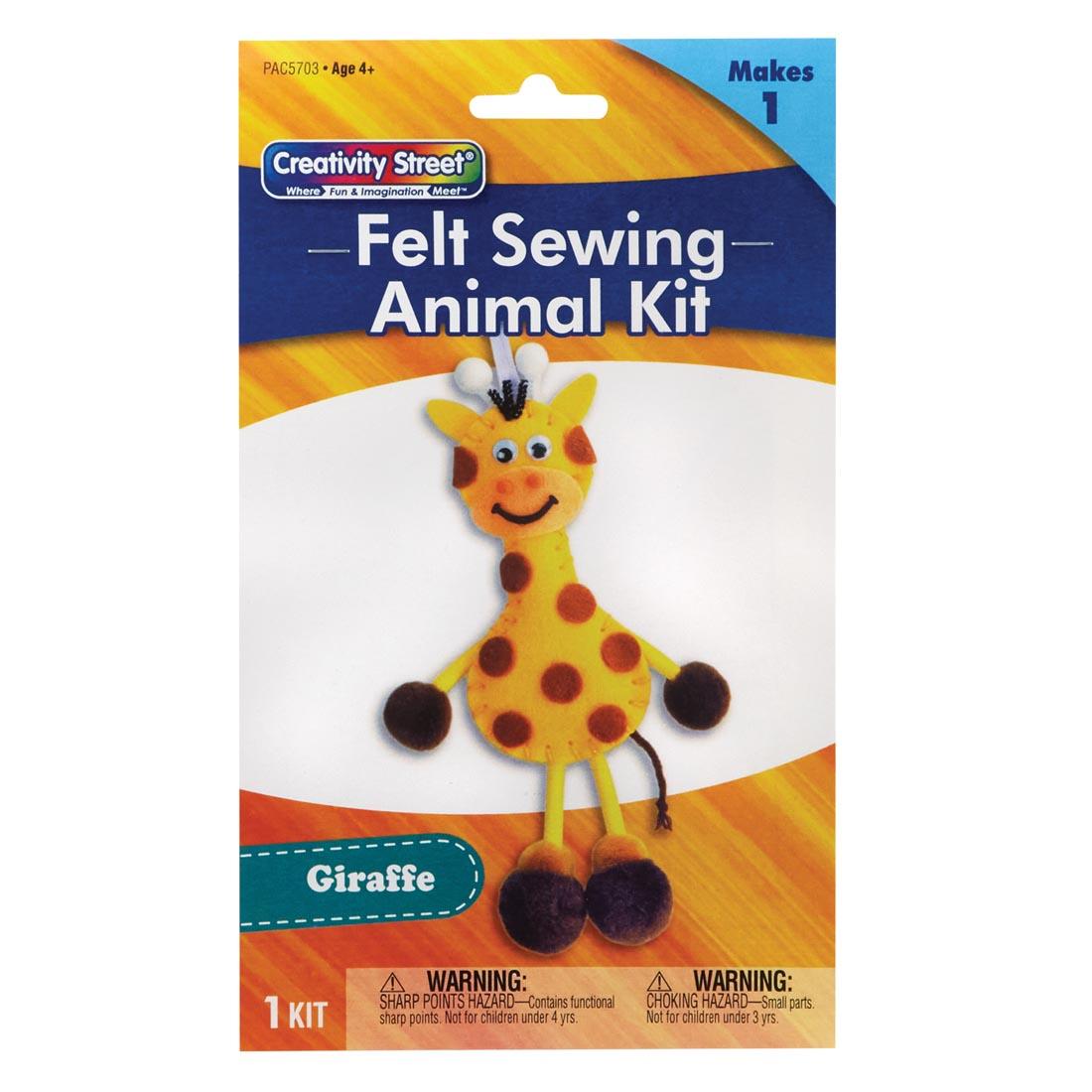 Creativity Street Felt Sewing Animal Kit: Giraffe