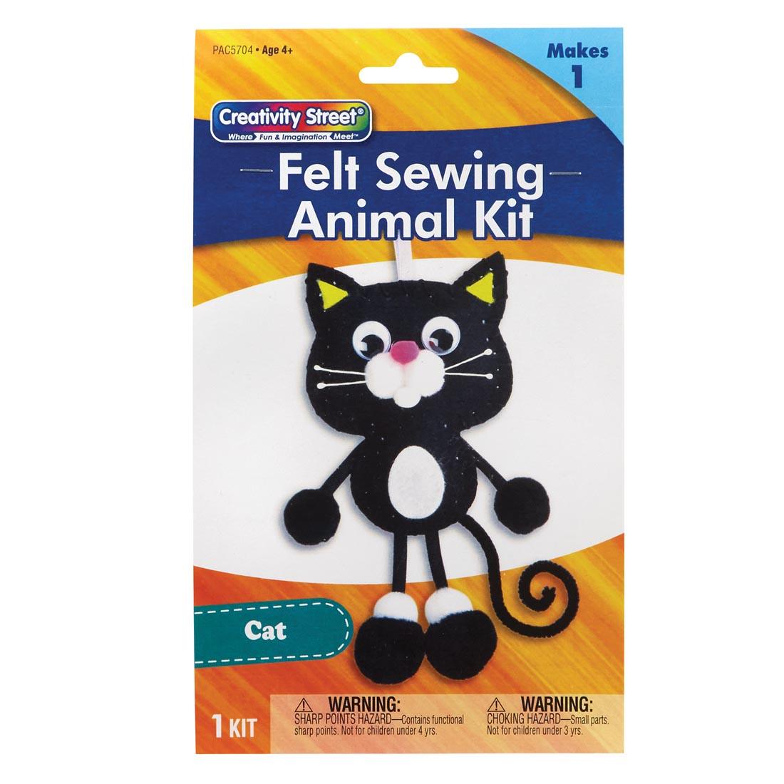 Creativity Street Felt Sewing Animal Kit: Cat