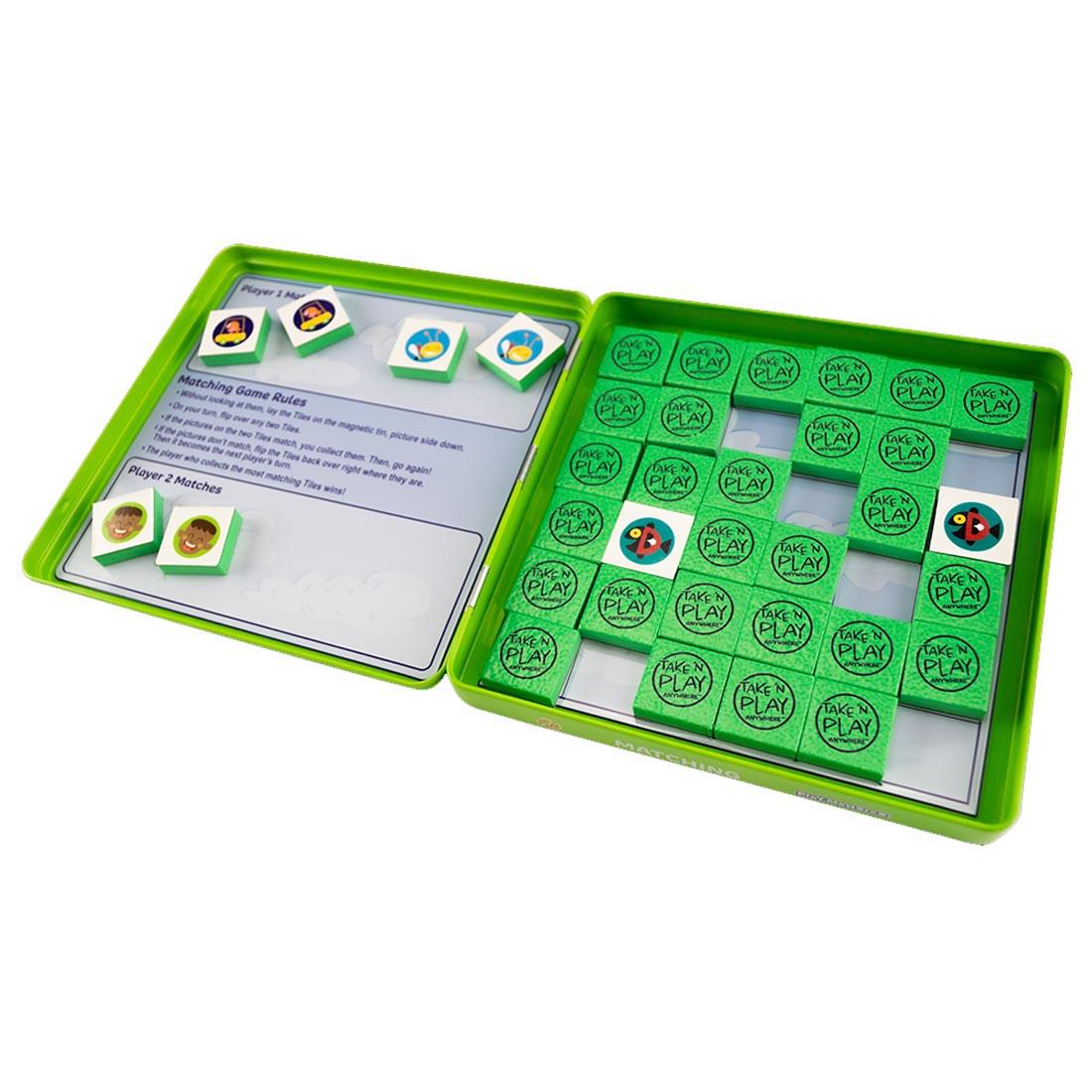 Contents of Matching Take 'N' Play Anywhere Magnetic Game