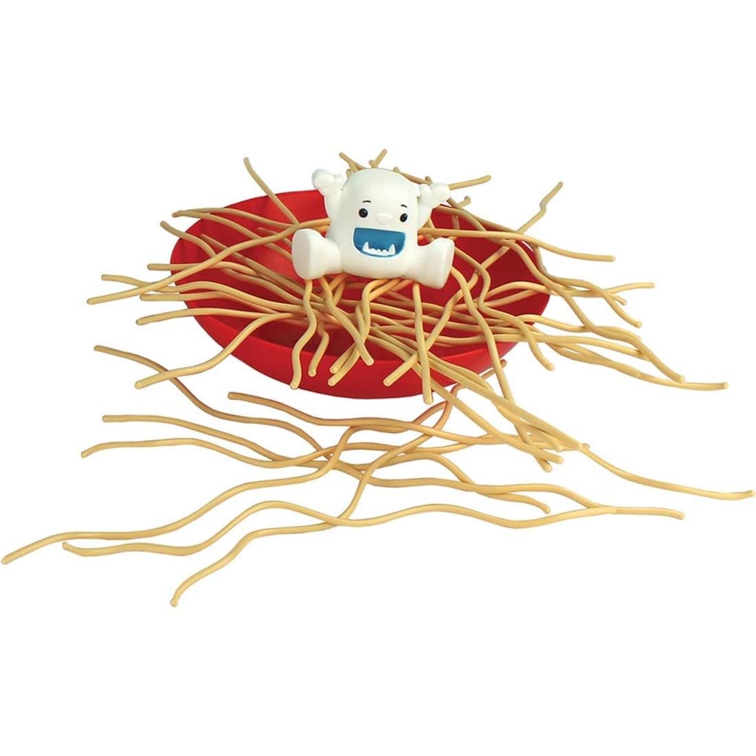 Yeti In My Spaghetti game, showing bowl with noodles and Yet on top