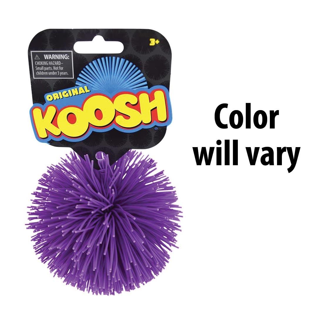 Koosh Ball with text Color will vary